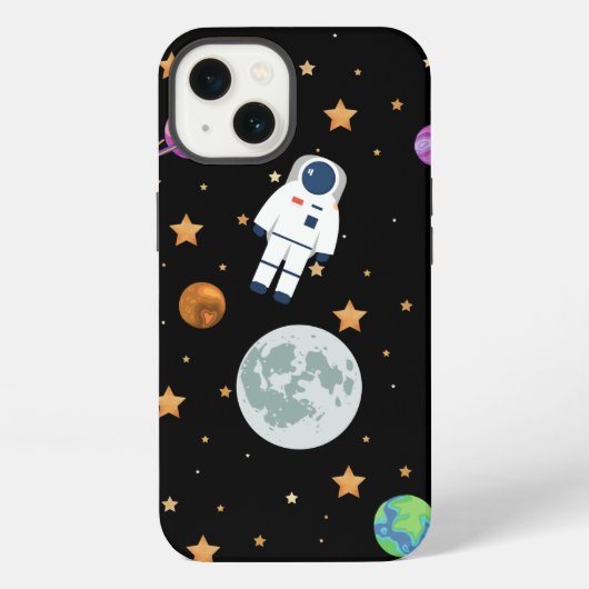 Ruimte maan iPhone / iPad case Hoesje (Achterkant)