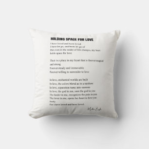 Ruimte maken voor liefdesgedicht kussen