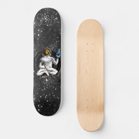 "Ruimte-Man-doordringing" Deck Skateboard (Voorkant)