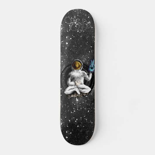 "Ruimte-Man-doordringing" Deck Skateboard (Voorkant)