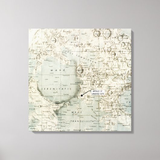 RUIMTE: MAP, 1972 CANVAS AFDRUK (Voorkant)
