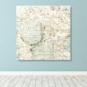 RUIMTE: MAP, 1972 CANVAS AFDRUK (Insitu (Houten vloer))