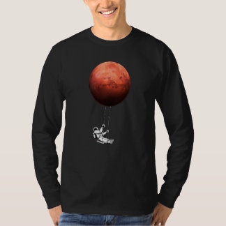 Ruimte Melkweg Wetenschap Mars Astronaut T-shirt