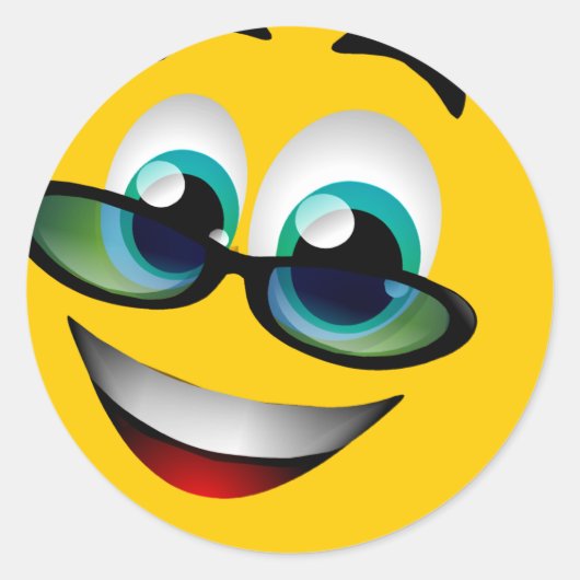 RUIMTE MET GLAS RONDE STICKER (Voorkant)