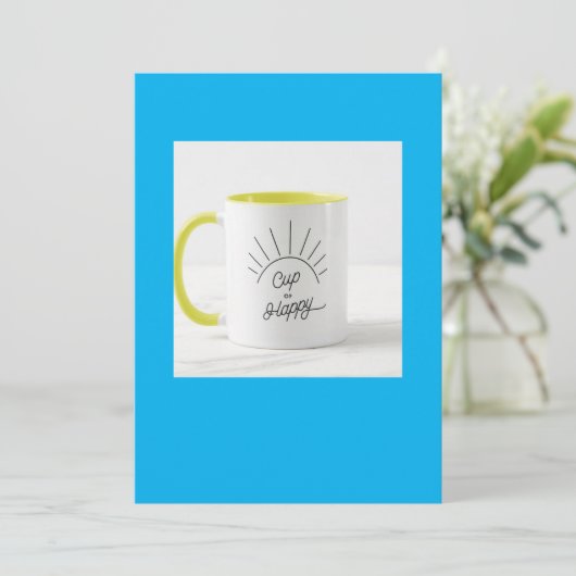 Ruimte-Mok Kaart (Staand voorkant)