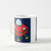 Ruimte-mok Koffiemok (Voorkant links)