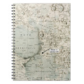 RUIMTE: MOON MAP, 1972 NOTITIEBOEK (Voorkant)