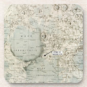 RUIMTE: MOON MAP, 1972 ONDERZETTER (Voorkant)