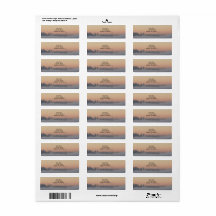 Ruimte Naald boven het etiket van het mistadres