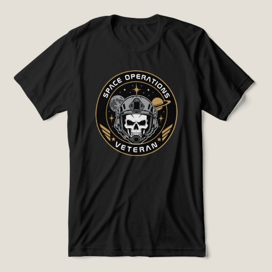 Ruimte Operatie Tri-Blend Shirt (Design voorkant)