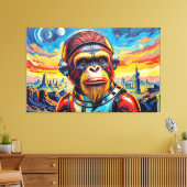 RUIMTE ORANG-OETAN -2 CANVAS AFDRUK (Insitu (Woonkamer))