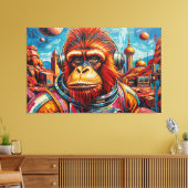 RUIMTE ORANG-OETAN -3 CANVAS AFDRUK (Insitu (Woonkamer))
