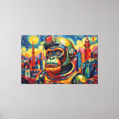 RUIMTE ORANG-OETAN -4 CANVAS AFDRUK (Voorkant)