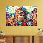 RUIMTE ORANG-OETAN -5 CANVAS AFDRUK (Insitu (Woonkamer))