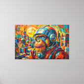 RUIMTE-ORANG-OETAN CANVAS AFDRUK (Voorkant)