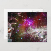 Ruimte - Pacman Nebula Briefkaart (Voorkant / Achterkant)