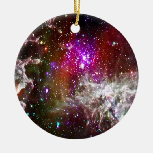 Ruimte - Pacman Nebula Keramisch Ornament (Voorkant)