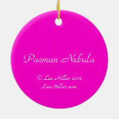 Ruimte - Pacman Nebula Keramisch Ornament (Achterkant)