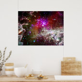 Ruimte - Pacman Nebula Poster (Keuken)