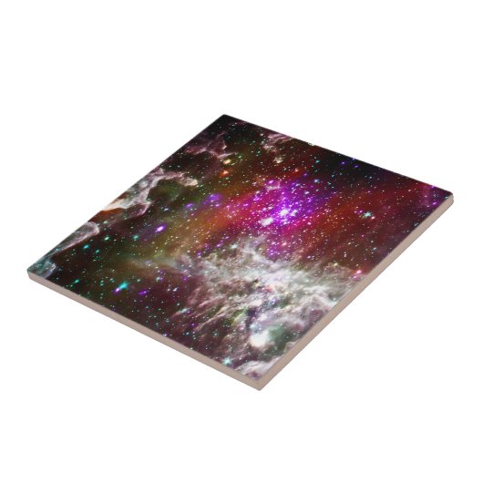 Ruimte - Pacman Nebula Tegeltje (Zijkant)