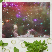 Ruimte - Pacman Nebula Theedoek (Gevouwen)