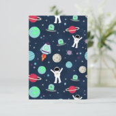 Ruimte Patroon illustratie (Staand voorkant)