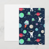 Ruimte Patroon illustratie (Voorkant / Achterkant)