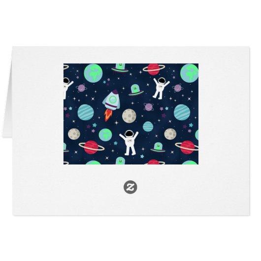 Ruimte Patroon illustratie (Achterkant Horizontaal)