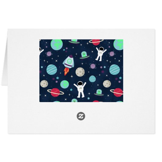 Ruimte Patroon illustratie (Achterkant Horizontaal)