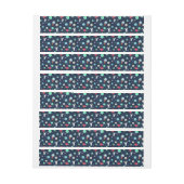 Ruimte Patroon illustratie Adreslabel Wikkel (Vel)