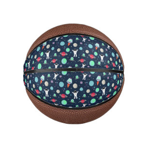 Ruimte Patroon illustratie Basketbal
