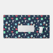 Ruimte Patroon illustratie Bureaumat (Keyboard & Muis)