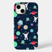 Ruimte Patroon illustratie Case-Mate iPhone Case (Achterkant)