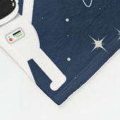 Ruimte Patroon illustratie Fleece Deken (Hoek)