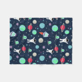 Ruimte Patroon illustratie Fleece Deken (Voorkant (Horizontaal))