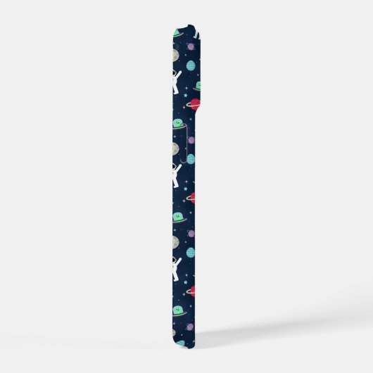 Ruimte Patroon illustratie iPhone 15 Case (Rechterkant)
