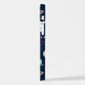 Ruimte Patroon illustratie iPhone Hoesje (Linkerkant)