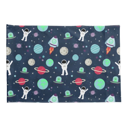 Ruimte Patroon illustratie Kussensloop (Achterkant-Rechts)