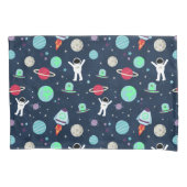 Ruimte Patroon illustratie Kussensloop (Voorkant-Links)