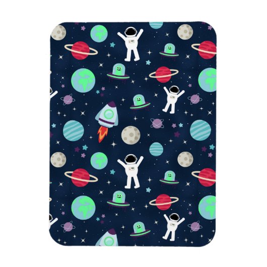 Ruimte Patroon illustratie Magneet (Verticaal)
