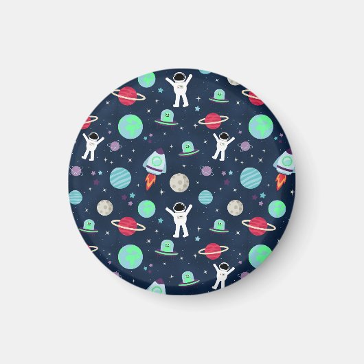 Ruimte Patroon illustratie Magneet (Voorkant)