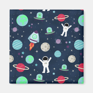 Ruimte Patroon illustratie Magneet