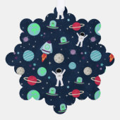 Ruimte Patroon illustratie Ornament Kaart (Achterkant)