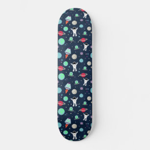 Ruimte Patroon illustratie Persoonlijk Skateboard