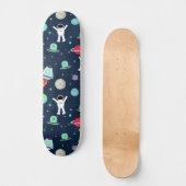 Ruimte Patroon illustratie Persoonlijk Skateboard (Voorkant)