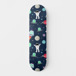 Ruimte Patroon illustratie Persoonlijk Skateboard