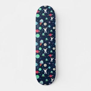 Ruimte Patroon illustratie Persoonlijk Skateboard