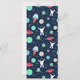 Ruimte Patroon illustratie Save The Date