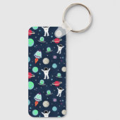 Ruimte Patroon illustratie Sleutelhanger (Achterkant)