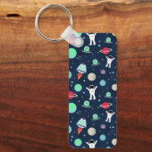 Ruimte Patroon illustratie Sleutelhanger (Voorkant)